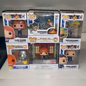 6 Funko Pops